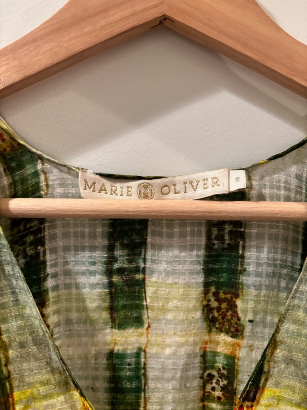 Marie Oliver Boho Tiered Maxi Dress S - Picture 2 of 9
